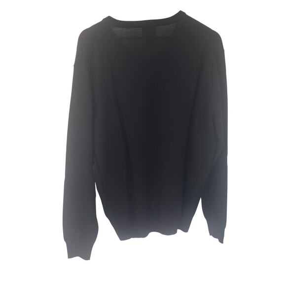 JOS A BANK Black Italian Merino Wool Sweater - Women's Large - Picture 2 of 4